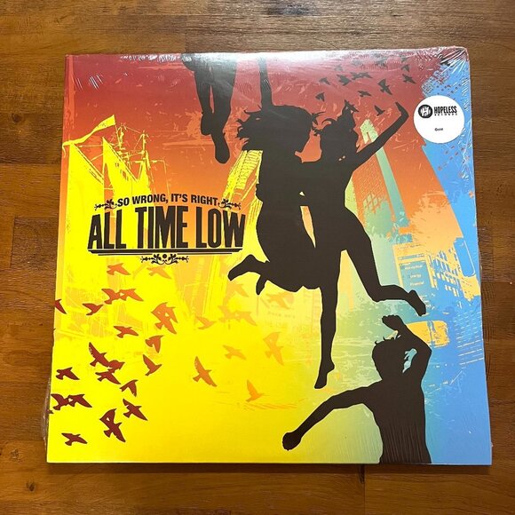 NWT All Time Low 'So Wrong, It's Right' Vinyl - Limited Edition Gold, Sealed - Picture 2 of 3